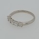 Pre Owned Platinum 5 Stone Diamond Ring ZB840